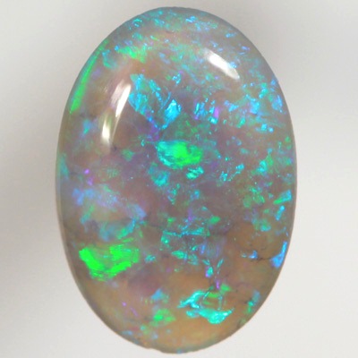 SOLID CRYSTAL OPAL Bright Sparkles of green and turquoise